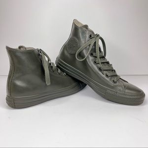 Converse Chuck Taylor All Star High Top Military Green Rubber Mens 6 (Womens 8)